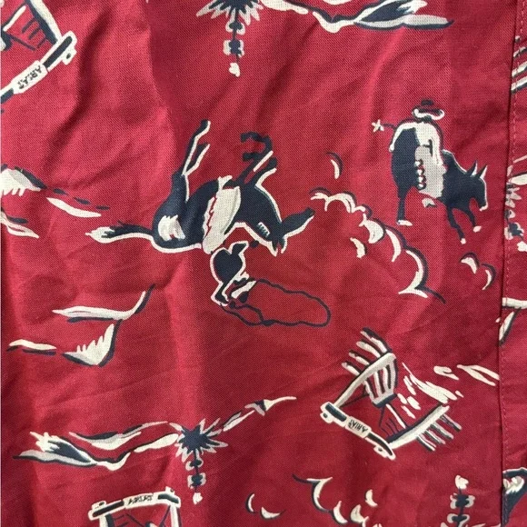 Ariat Red Button Down Shirt for Women - Picture 5 of 6